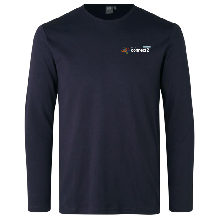 T-Shirt Interlock langarm | navy