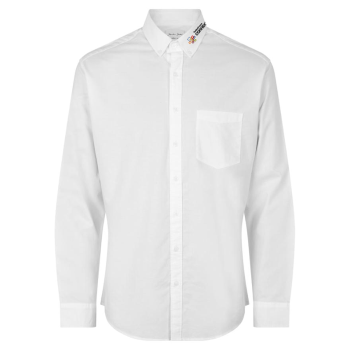 Button Down Oxford Hemd, weiß