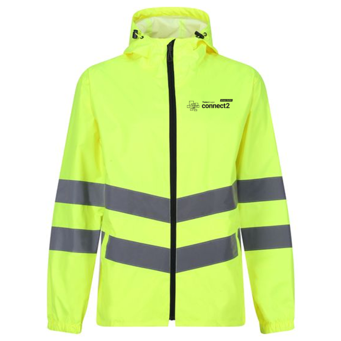 Warnschutz-Regenjacke